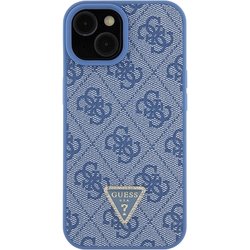 GUESS Leather Triangle Strass for iPhone 15