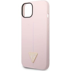 GUESS Silicone Triangle for iPhone 14 Plus