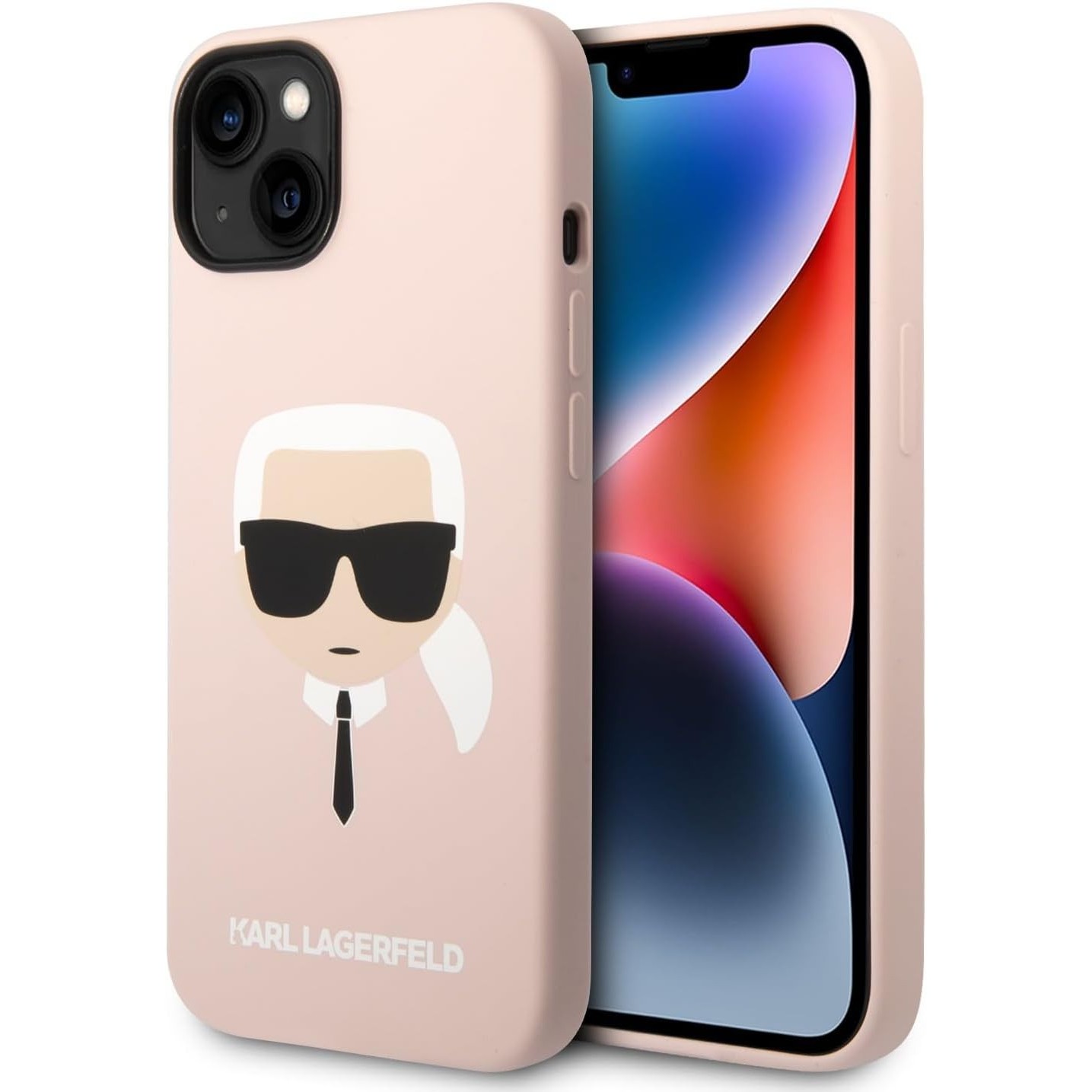 Karl Lagerfeld Slilicone Karl's Head Magsafe for iPhone 14 Plus