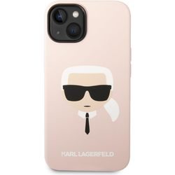 Karl Lagerfeld Slilicone Karl's Head Magsafe for iPhone 14 Plus