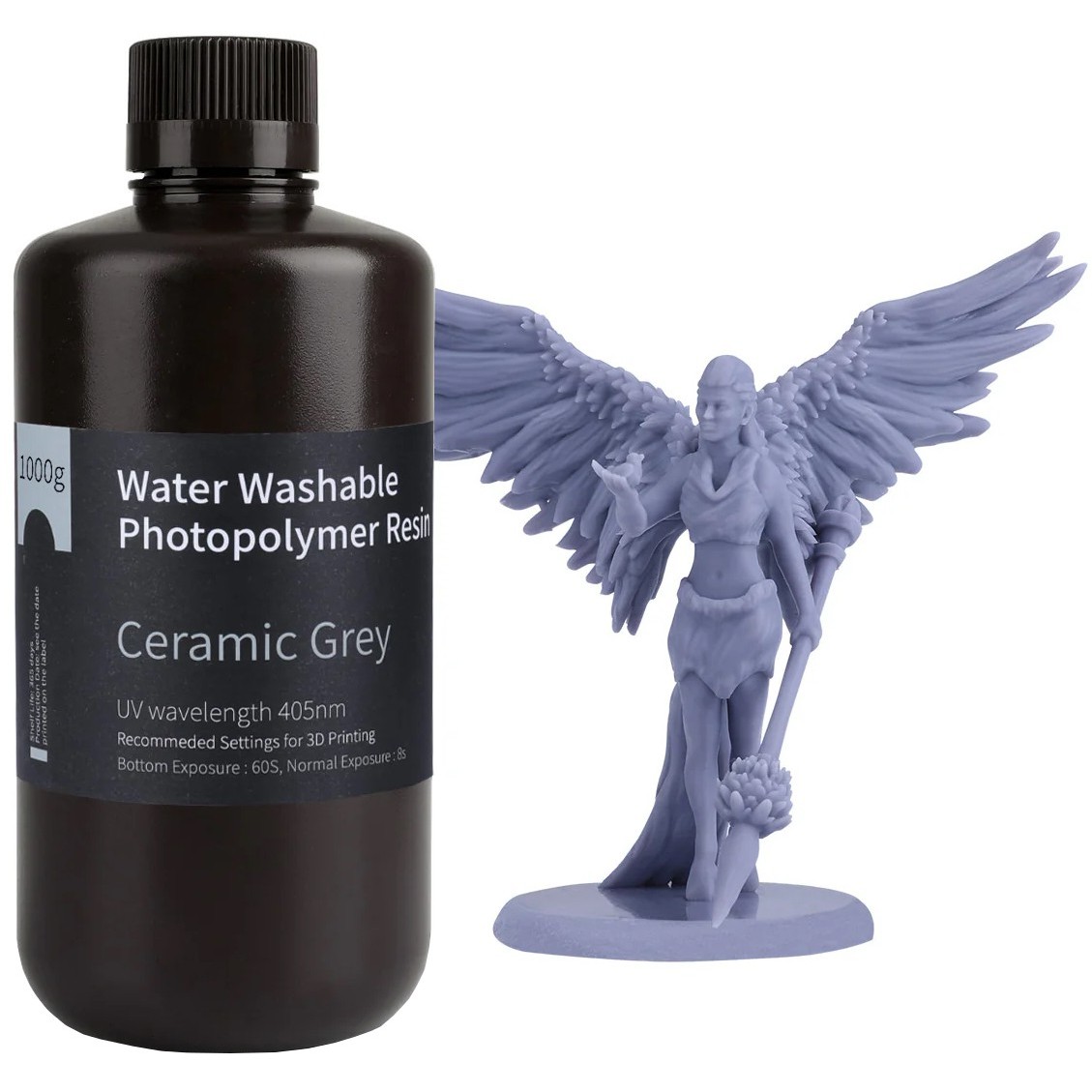 Elegoo Water Washable Resin Ceramic Grey 0.5kg 0.5&nbsp;кг  серый