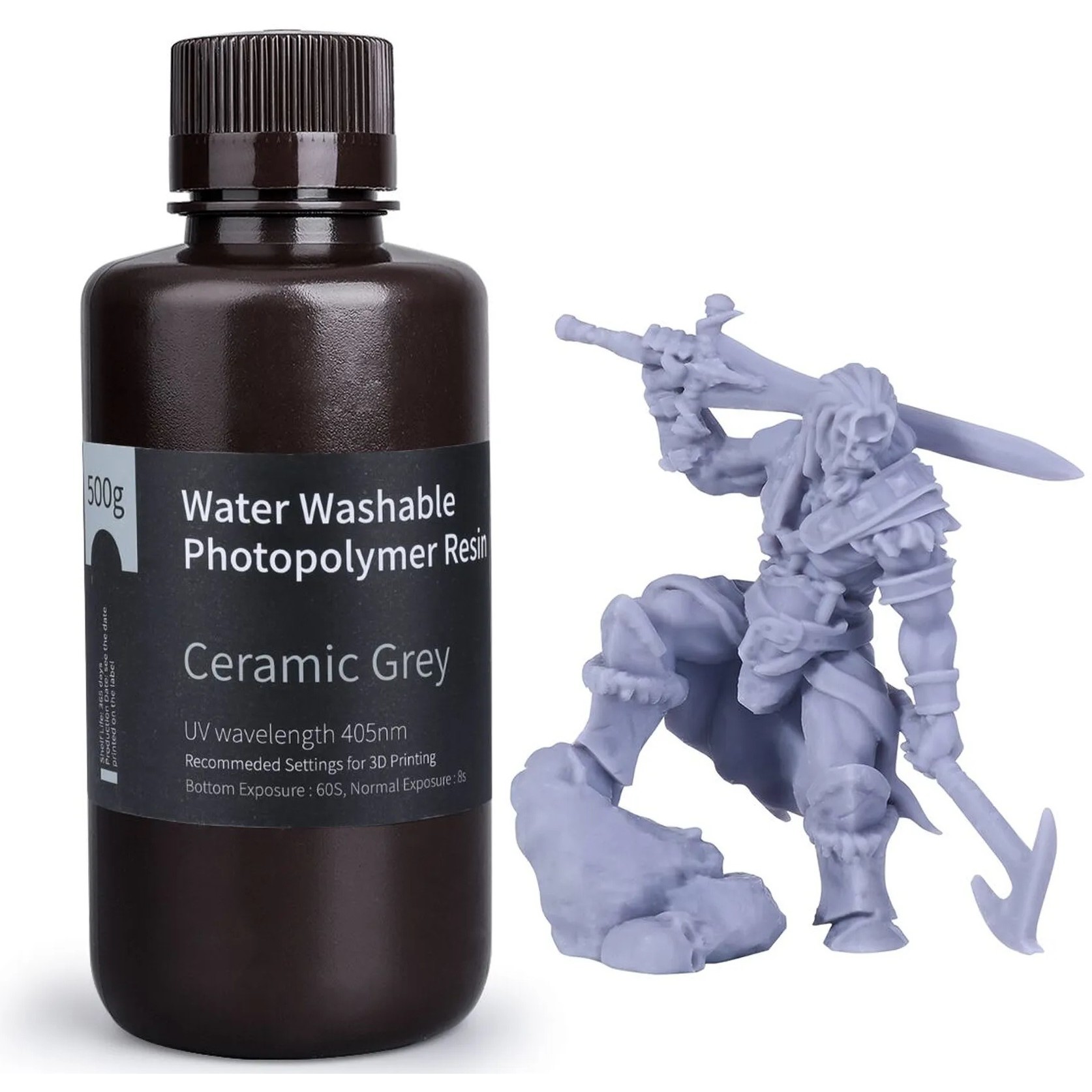 Elegoo Water Washable Resin Clear Blue 1kg 1&nbsp;кг  синий