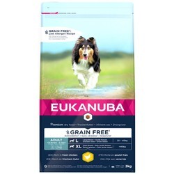 Eukanuba Grain Free Adult L\/XL Breed Chicken 3 kg