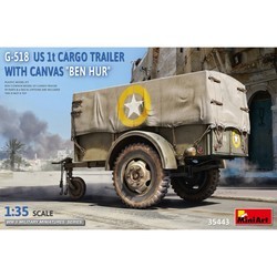 MiniArt G-518 US 1T Cargo Trailer with Canvas Ben-Hur (1:35)