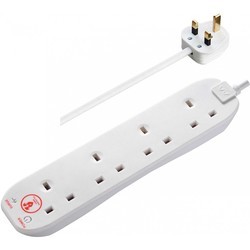 Masterplug 4 Socket Surge Extension Lead SRG4210N