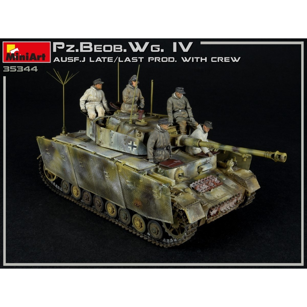 MiniArt Pz. Beob. Wg.IV Ausf J Late\/Last Prod 2 in 1 with Crew (1:35)