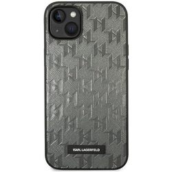 Karl Lagerfeld Saffiano Mono Metal Logo for iPhone 14 Plus