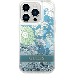 GUESS Flower Liquid Glitter for iPhone 14 Pro Max