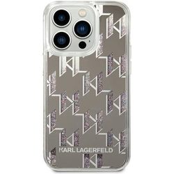 Karl Lagerfeld Liquid Glitter Monogram for iPhone 14 Pro Max