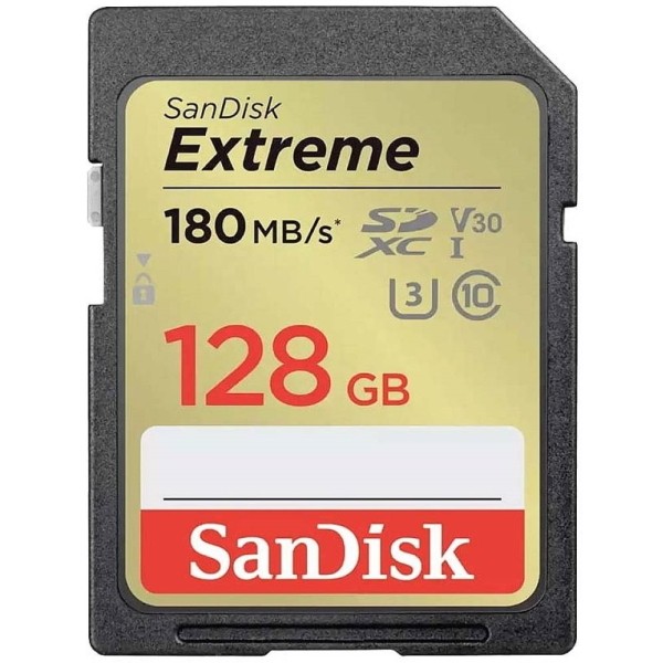 SanDisk Extreme Plus SD UHS-I U3 Class 10 128&nbsp;ГБ