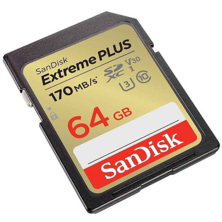 SanDisk Extreme Plus SD UHS-I U3 Class 10 128&nbsp;ГБ
