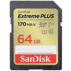 SanDisk Extreme Plus SD UHS-I U3 Class 10 64&nbsp;ГБ