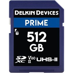 Delkin Devices PRIME UHS-II V60 SDXC 512&nbsp;ГБ