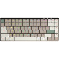AZIO Cascade Slim 75% Wireless Hot-Swappable Keyboard  Red Switch