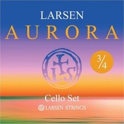 Larsen Aurora Cello String Set 3\/4 Size Medium