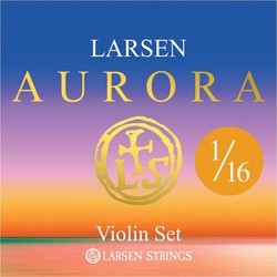 Larsen Aurora Violin String Set 1\/16 Size Medium