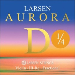 Larsen Aurora Violin D String 1\/4 Size Medium