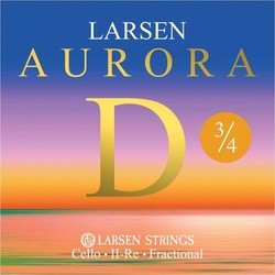 Larsen Aurora Cello D String 3\/4 Size Medium
