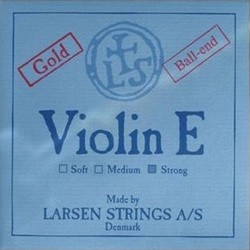 Larsen Violin E String Gold Plated Ball End Heavy