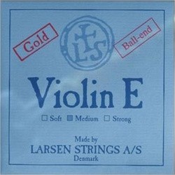 Larsen Violin E String Gold Plated Ball End Medium