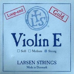 Larsen Violin E String Gold Plated Loop End Heavy