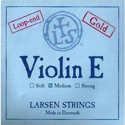 Larsen Violin E String Gold Plated Loop End Medium