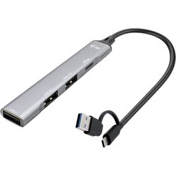 i-Tec USB-C\/USB-A Metal HUB 1x USB 3.0 + 3x USB 2.0