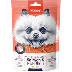 Wanpy Soft Salmon\/Fish Skin Bites 100 g