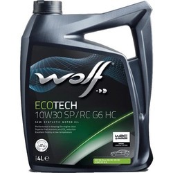 WOLF Ecotech 10W-30 SP/RC G6 HC 4&nbsp;л