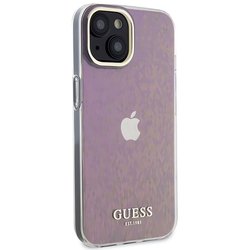 GUESS IML Faceted Mirror Disco Iridescent for iPhone 15