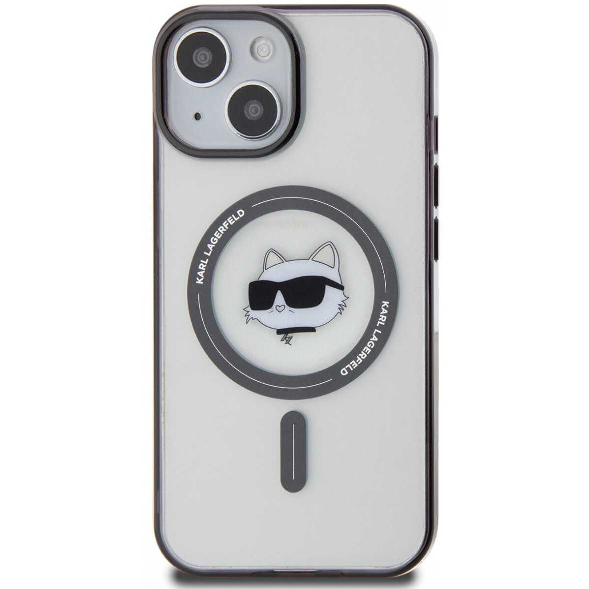 Karl Lagerfeld IML Choupette`s Head MagSafe for iPhone 15 Plus