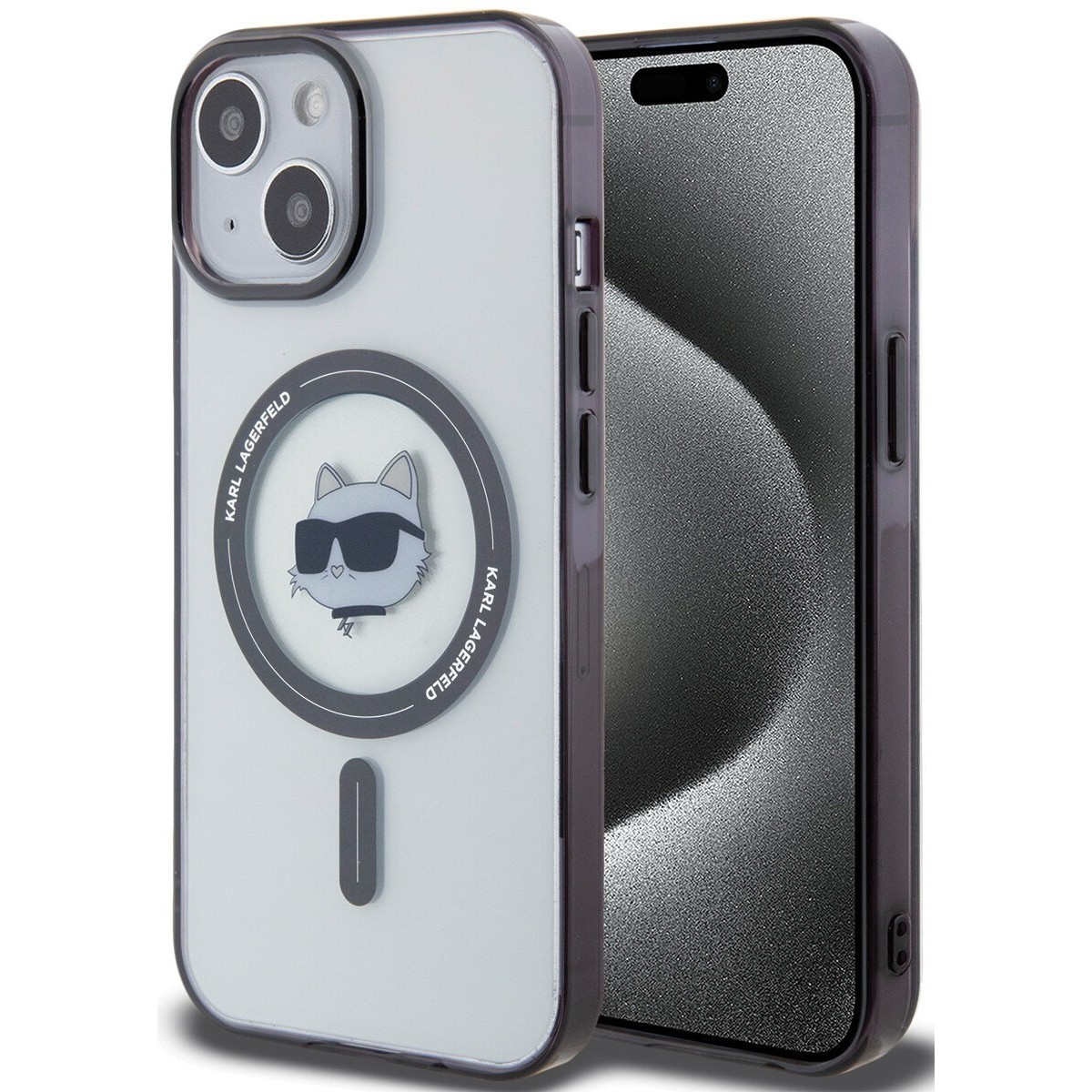 Karl Lagerfeld IML Choupette`s Head MagSafe for iPhone 15 Plus