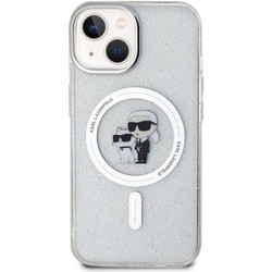 Karl Lagerfeld Karl&Choupette Glitter MagSafe for iPhone 15