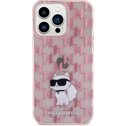 Karl Lagerfeld Monogram Choupette for iPhone 15 Pro