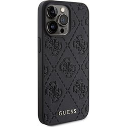 GUESS Leather Stamped for iPhone 15 Pro