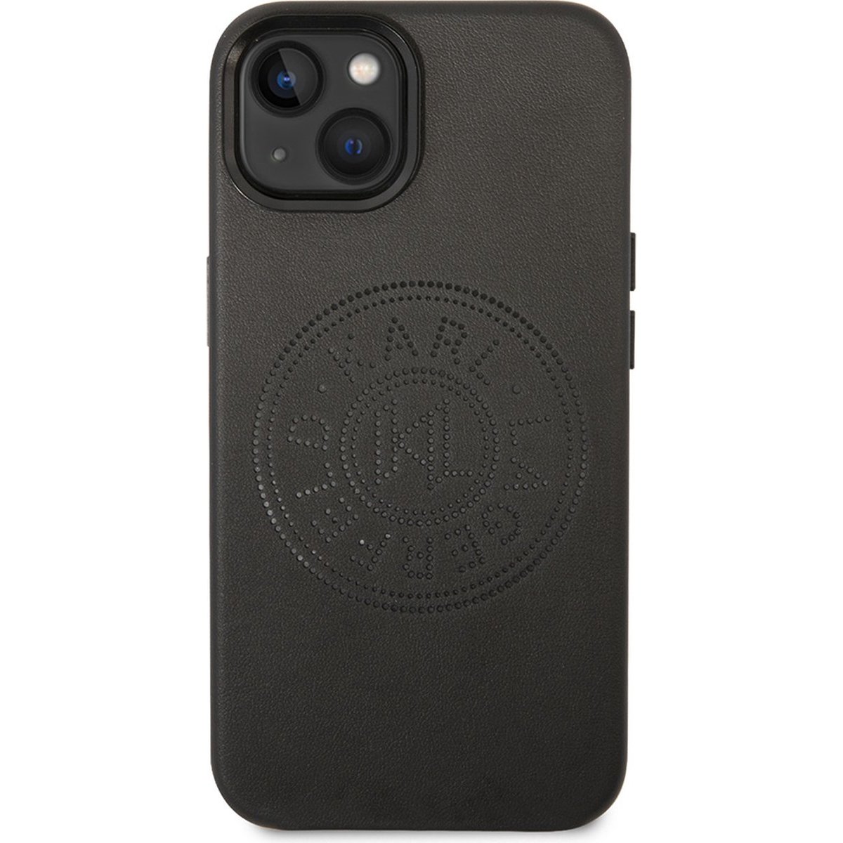 Karl Lagerfeld Leather Perforated Logo for iPhone 14 Plus
