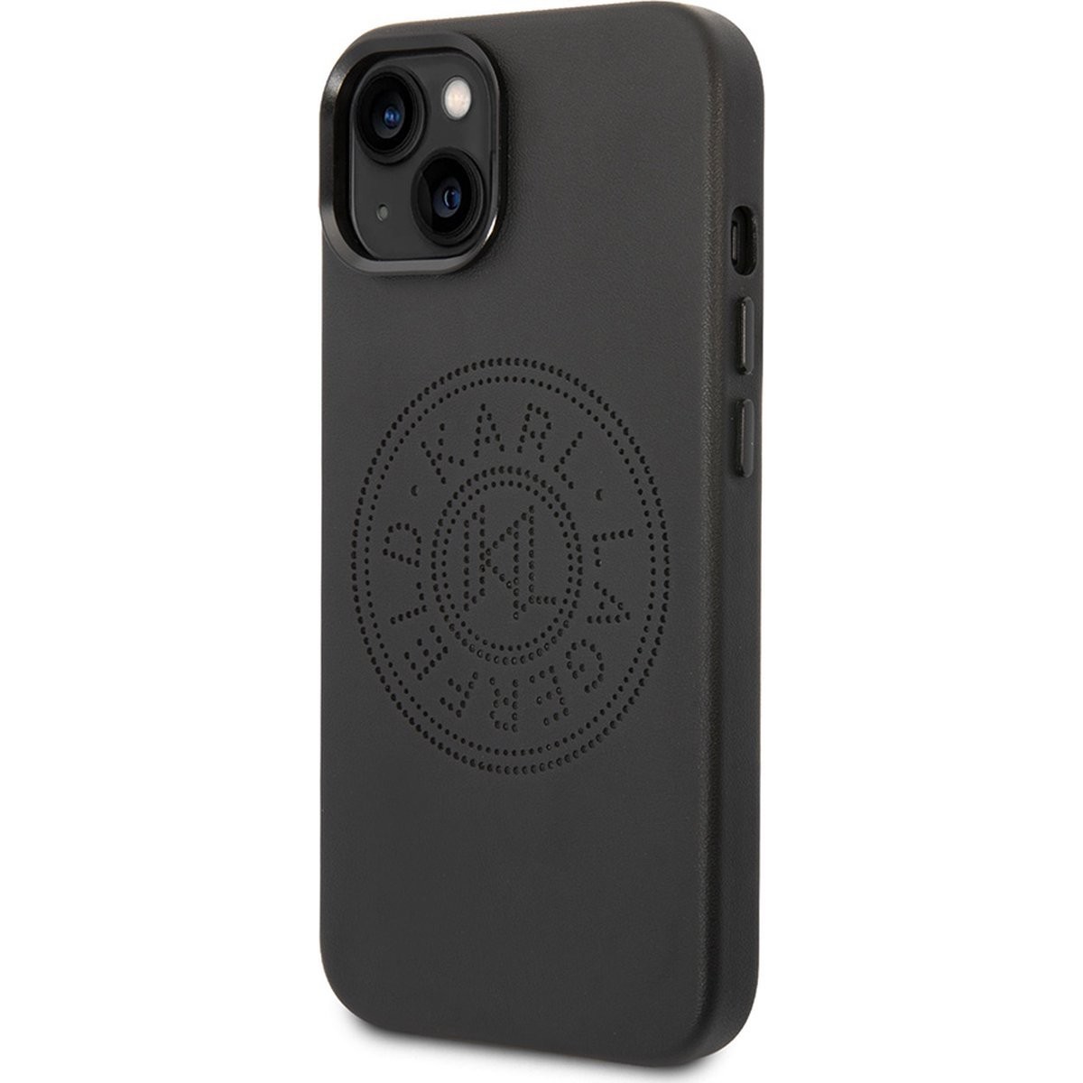 Karl Lagerfeld Leather Perforated Logo for iPhone 14 Plus
