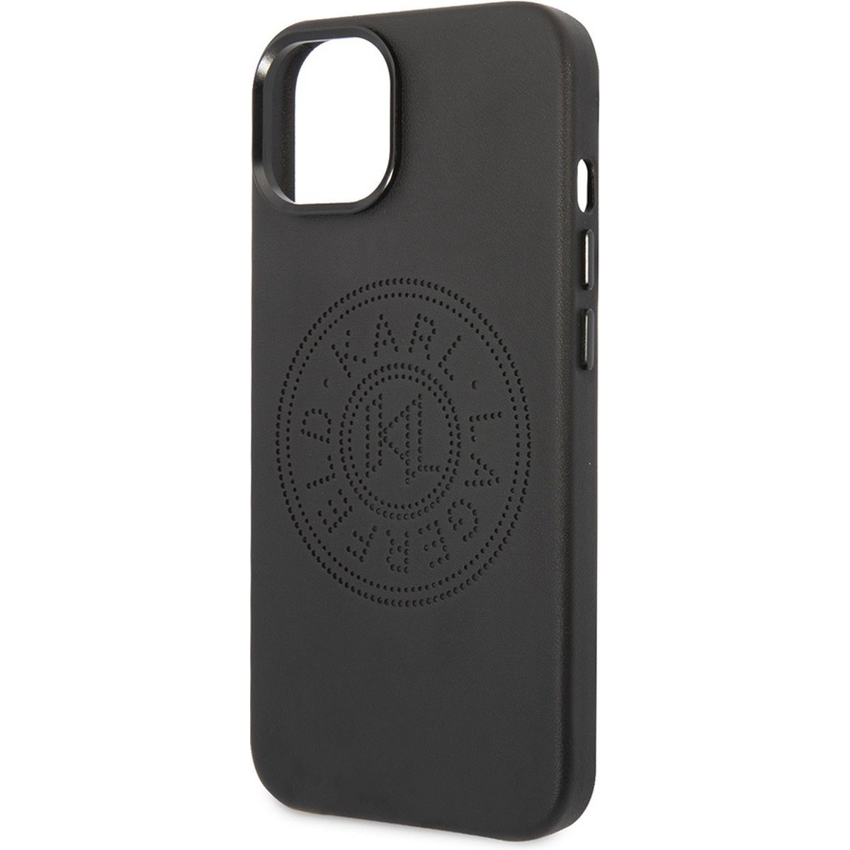 Karl Lagerfeld Leather Perforated Logo for iPhone 14 Plus