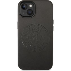 Karl Lagerfeld Leather Perforated Logo for iPhone 14 Plus