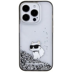 Karl Lagerfeld Liquid Glitter Choupette for iPhone 15 Pro Max