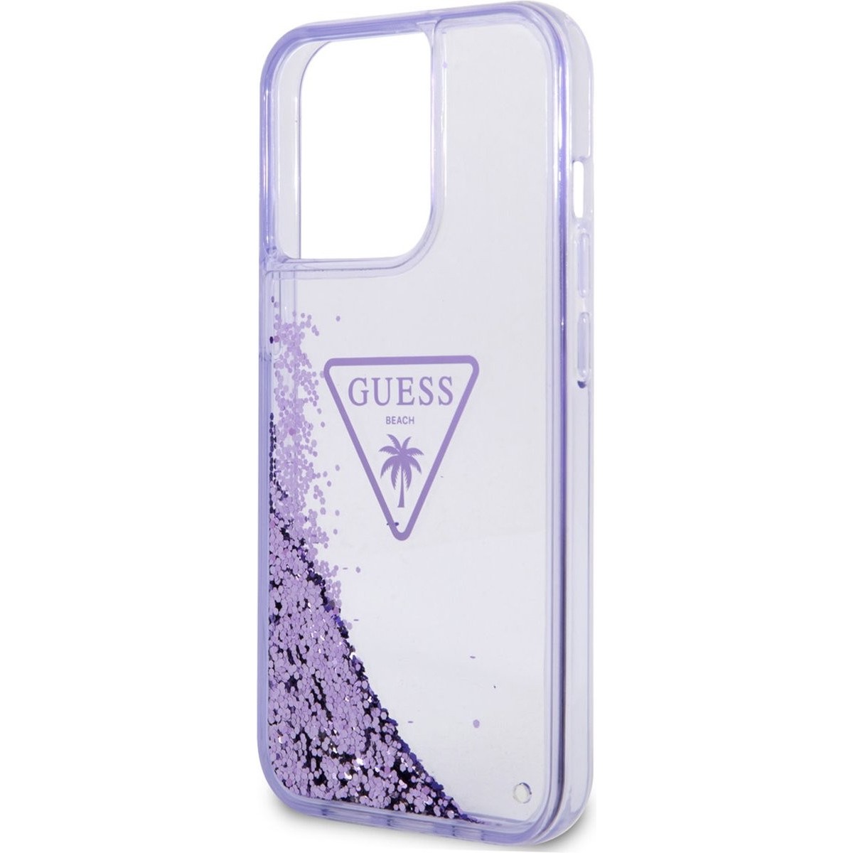 GUESS Liquid Glitter Palm Collection for iPhone 14 Pro Max