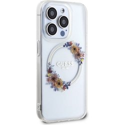 GUESS Flowers Wreatch MagSafe for iPhone 15 Pro