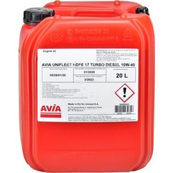 Avia Unifleet HDFE17 Turbo Diesel 10W-40 20&nbsp;л