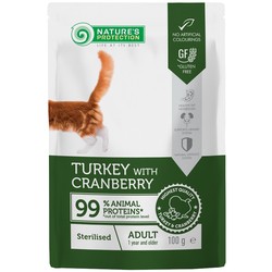 Natures Protection Adult Sterilised Turkey\/Cranberry Pouch 100 g