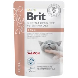 Brit Renal Cat Salmon Pouch 85 g