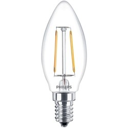 Philips LED Filament B35 4.3W 2700K E14