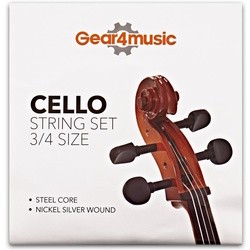 Gear4music Cello String Set 3\/4 Size