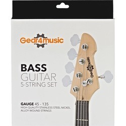 Gear4music Bass Guitar 5-String Set
