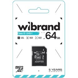 Wibrand microSD UHS-I Class 10 + Adapter 16&nbsp;ГБ