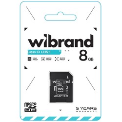 Wibrand microSD Class 10 + Adapter 8&nbsp;ГБ